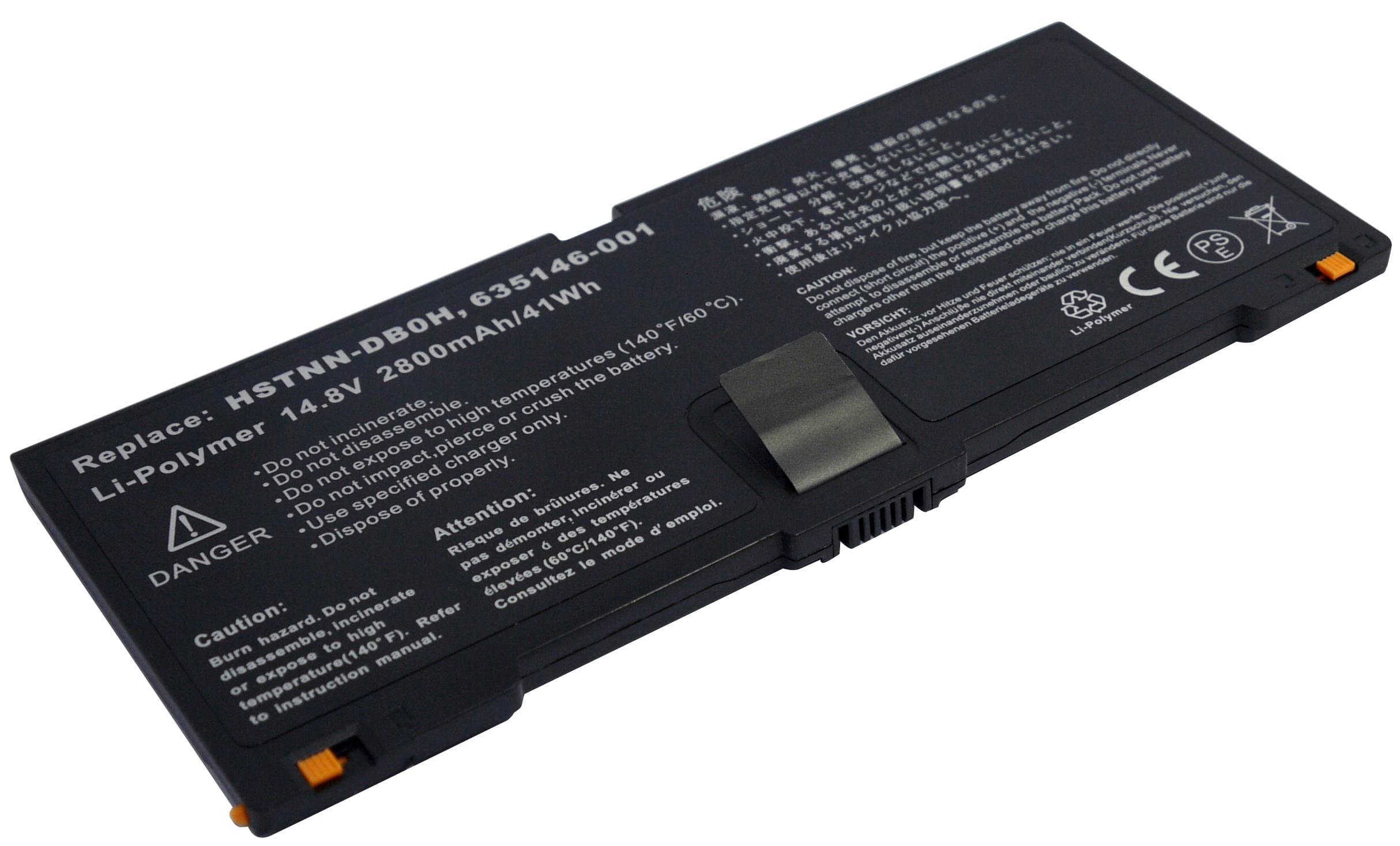 14.8 Volt laptop battery Replacement for HP ProBook 5330m,635146-001, FN04, HSTNN-DB0H, QK648AA