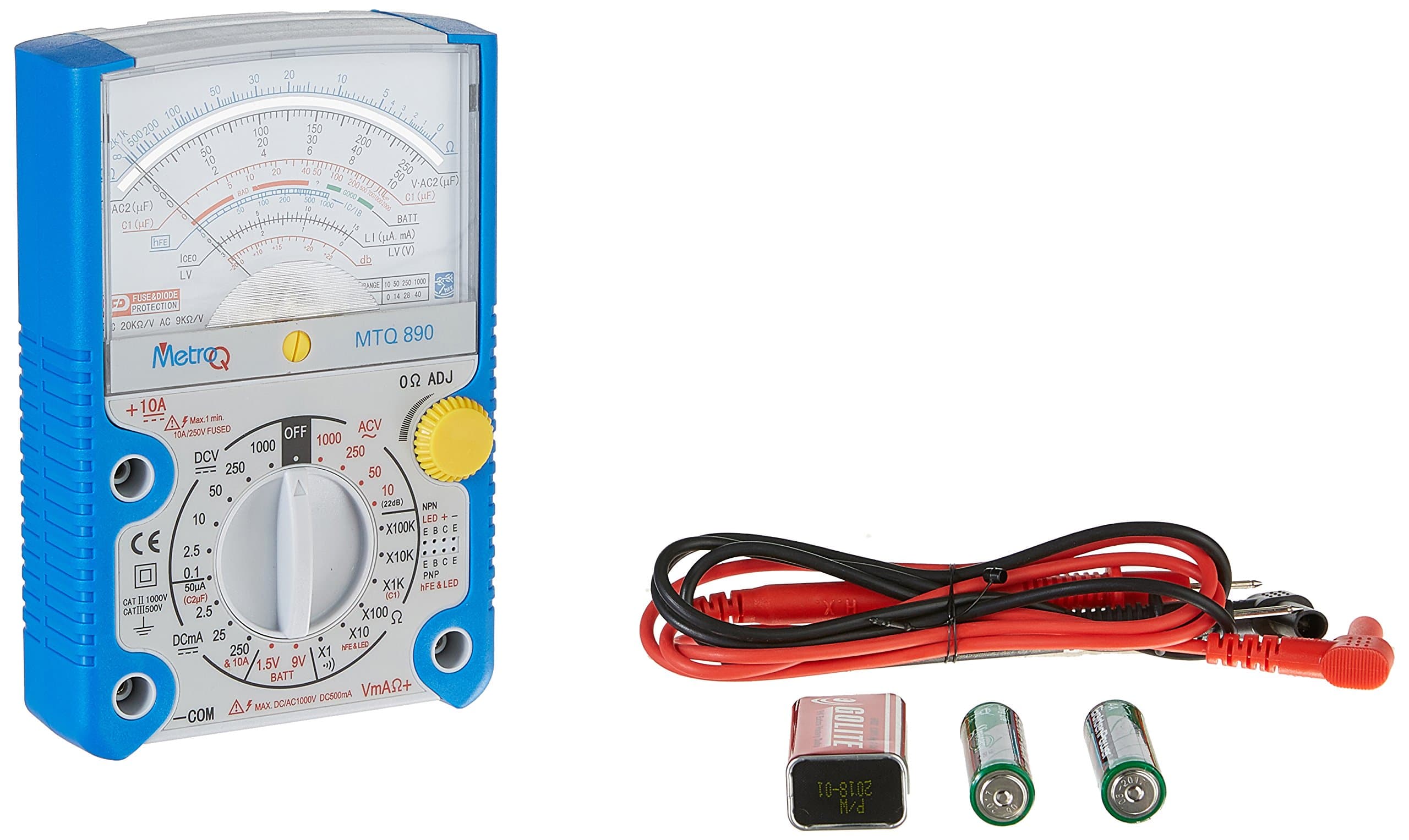 MetroQ MTQ-890 KPH BPT609 Analog Multimeter