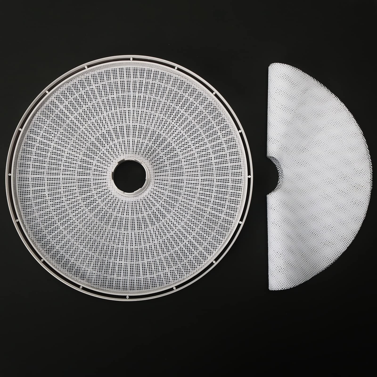 Reusable Dehydrator Sheets for Nesco Dehydrator, 5 Pcs/Set Premium Non-Stick Silicone, Round 13in