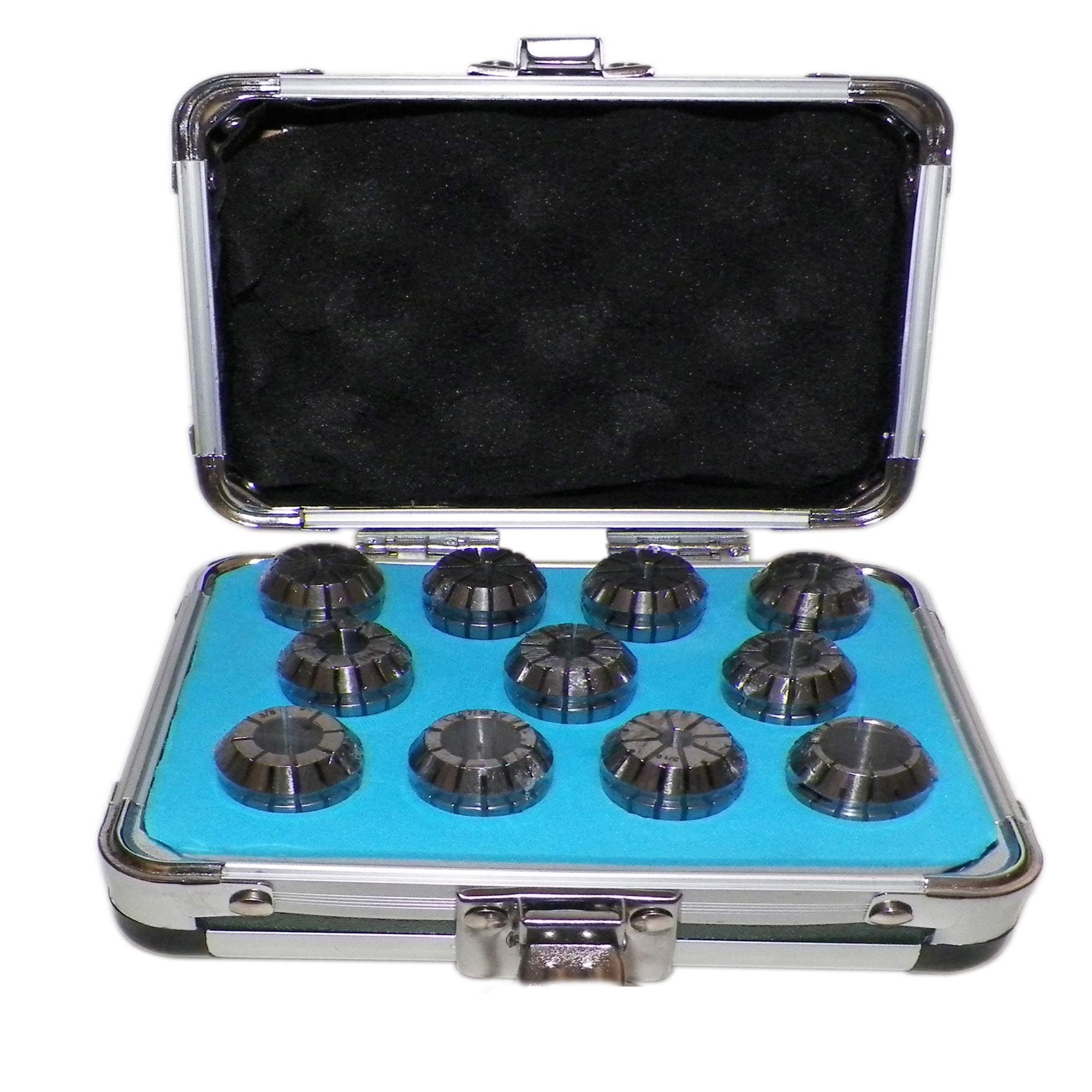 ER20 COLLETS SET 11 PCs 1/8" to 1/2" PRIME QUALITY TESTED RUN OUT 0.0003"