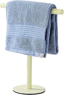 Yellow Bathroom Hand Towel Holder Stand，T-Shape Hand Towel Holder Stand SUS304 Stainless Steel for Bathroom，Kitchen or Vanity Countertop