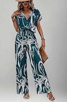 Co-ord Set for Women Stylish | Summer Cord Set for Women | Jumpsuit for Western Party Suit | Formal Office Wear & Casual Look | Summer Travel Co Ord Set Beach & Holiday Look