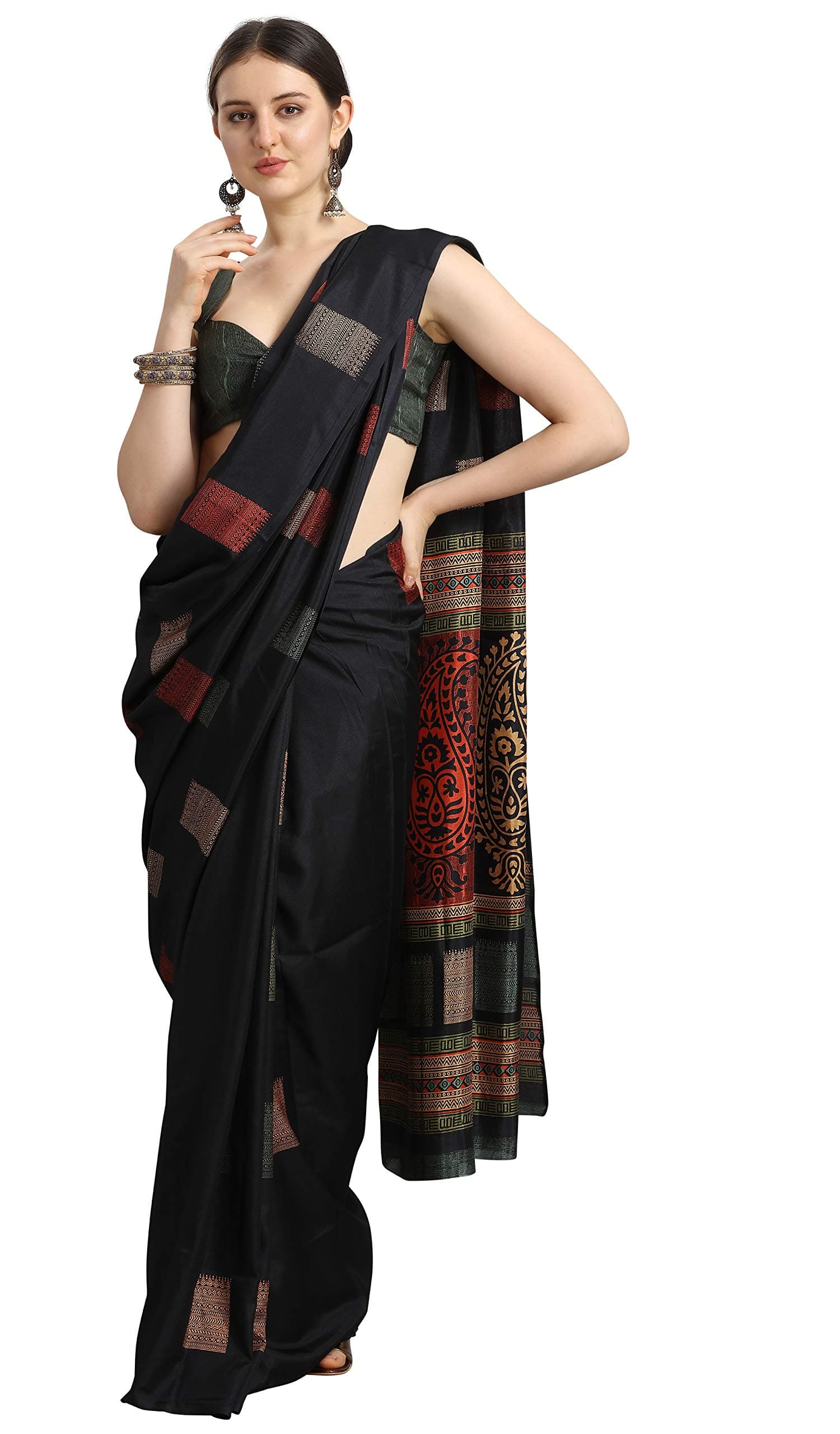 Women's Silk Saree With Blouse Piece