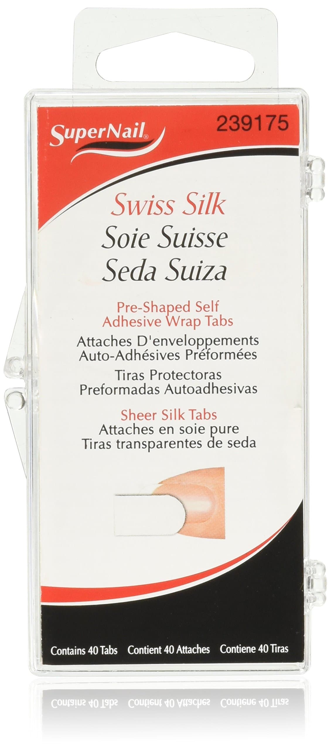 SuperNail 100% Swiss Silk Wrap Self-Adhesive Tabs