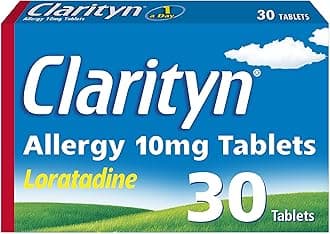 Allergy Relief Tablet | Hayfever Relief Tablet | Loratadine | Antihistamine | All day maximum strength symptom relief with one tablet per day | 30 count (pack of 1)