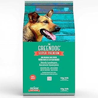 The Green Dog Adult 15 kgs 100% Vegan | Veg Adult Dry Dog Food | Naturally Hypoallergenic | Gluten Free | Vegetarian | Healthy Heart| USFDA Approved Food Grade