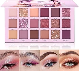 18 Colors Aromas Nude Long Lasting Multi Reflective Shimmer Matte Glitter Pressed Pearls Eye Shadow Palette