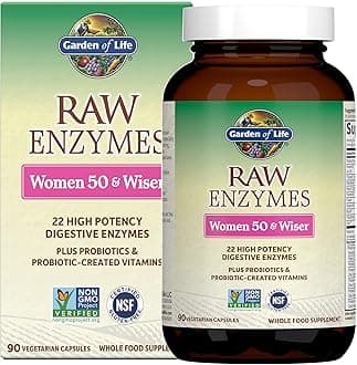RAW Enzymes, Women 50 & Wiser, 90 Veggie Caps