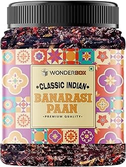 WonderBox Banarasi Meetha Paan Mukhwas – 300 Gm | Traditional Gulkand Paan After Meal Refreshment | Mouth Freshner Without Supari & Areca Nut | No Artificial Preservatives
