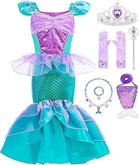 OskinerMermaid Costume for Girls,Mermaid Dress for Girls Kids