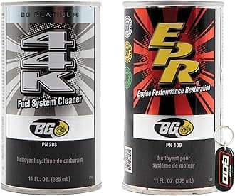 - BG Platinum 44K Fuel System Cleaner & BG 109 EPR Engine Performance Restore– 11 Fl Oz Key Chain