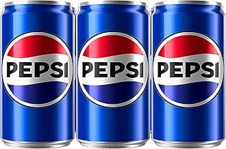 Pepsi Cola Soda Pop, 7.5oz Mini Cans (6 Pack)