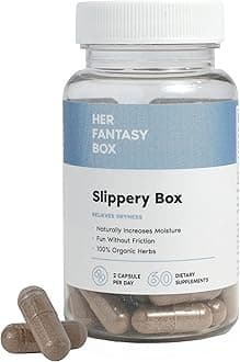 Her Fantasy Box Slippery Box Feminine Care for l Health | Feminine Care for Women, 60 Fast-Acting Capsules