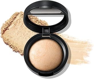 Baked Natural Glow Highlighter Radiance Enhancing Makeup, French Vanilla