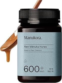 Manukora UMF 16+/MGO 600+ Raw Mānuka Honey (500g/1.1lb) Authentic Non-GMO New Zealand Honey, UMF & MGO Certified, Traceable from Hive to Hand