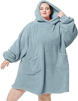 Bedsure Unisex Adult Short Velvet Wearable Blanket wearable-blankets (pack of 1)