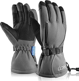Waterproof Mens Ski Gloves Winter Warm 3M Thinsulate Snowboard Snowmobile Cold Weather Gloves