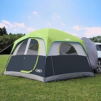 - UNP SUV Tent for Camping, 6-Person SUV Tailgate Tent - Easy Set Up with Rainfly, 10'x9'x78in(H)