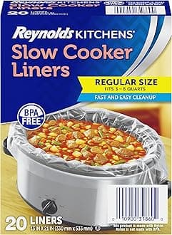 Kitchens Slow Cooker Liners, Regular (Fits 3-8 Quarts), 20 Count