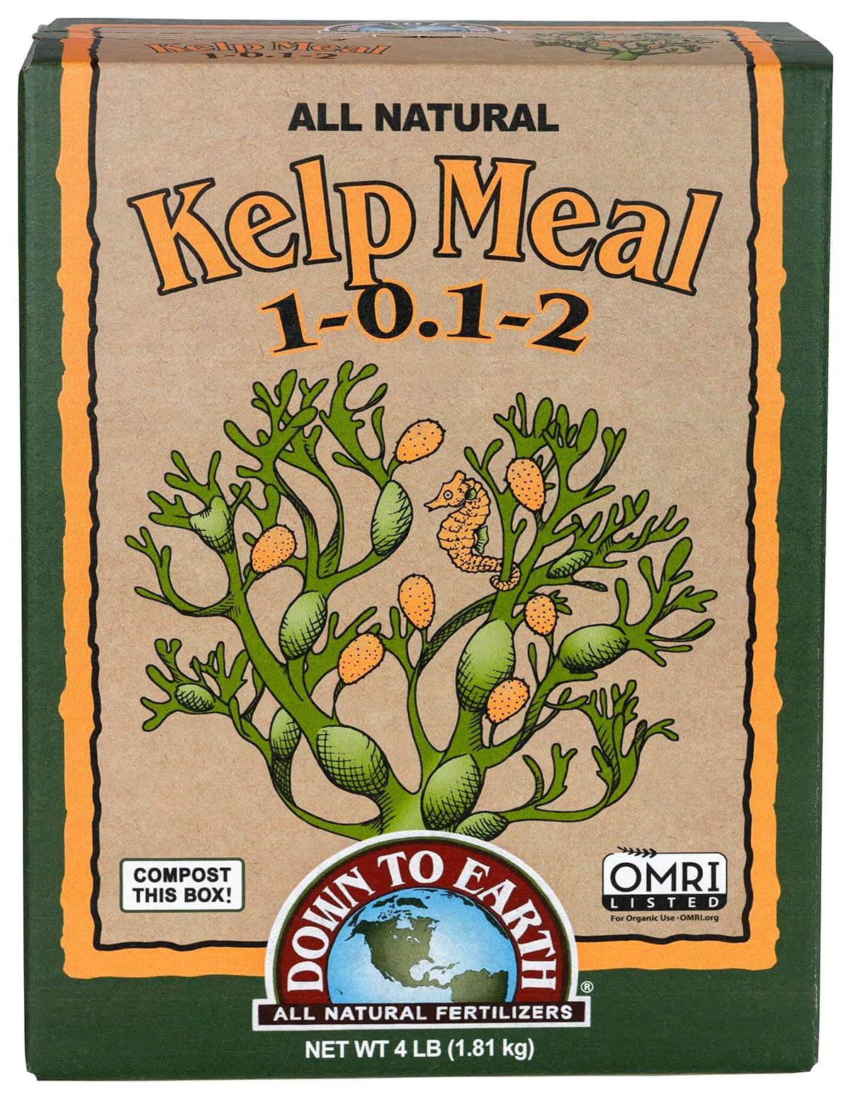 5 Pound : Down To Earth 5-Pound Kelp Meal 1-0.1-2 7813