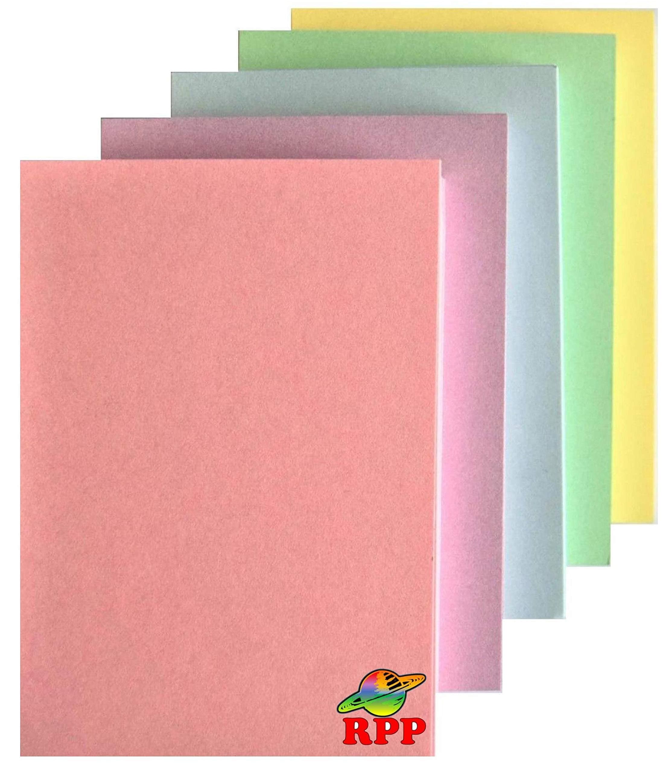 Blank Flash Cards, A7 105 x 74 mm Assorted Pastel Colours, Perfect Study Tool Index Revision Learning a Pack of 250 Sheets 160gsm