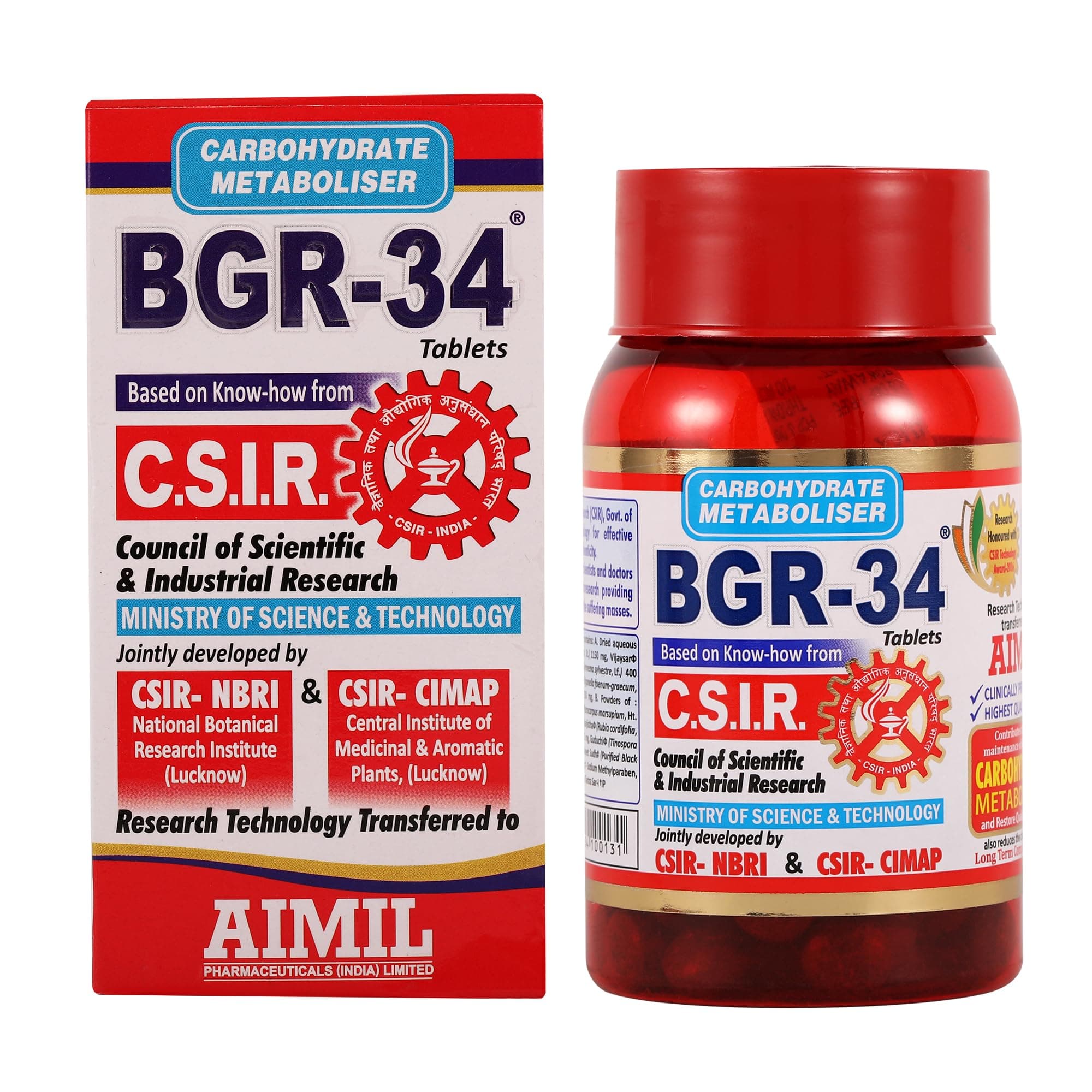 Aimil BGR-34 (100 Tablets X 1)