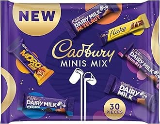 Cadbury Minis Mix Chocolate 30 Pieces