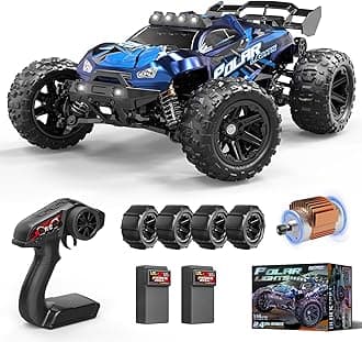 Rc Cars 1:14 All Terrain RC Car for Adults & Boys, 4WD Off-Road RC Truck High Speed Fast 40+ KPH, 4X4 Waterproof Remote Control Car with 2 Rechargeable 1300 mAh Batteries