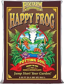 Happy Frog Potting Soil, 2cu ft - for Indoor/Outdoor Container Plants - Contains Mycorrhizae and Humic Acids
