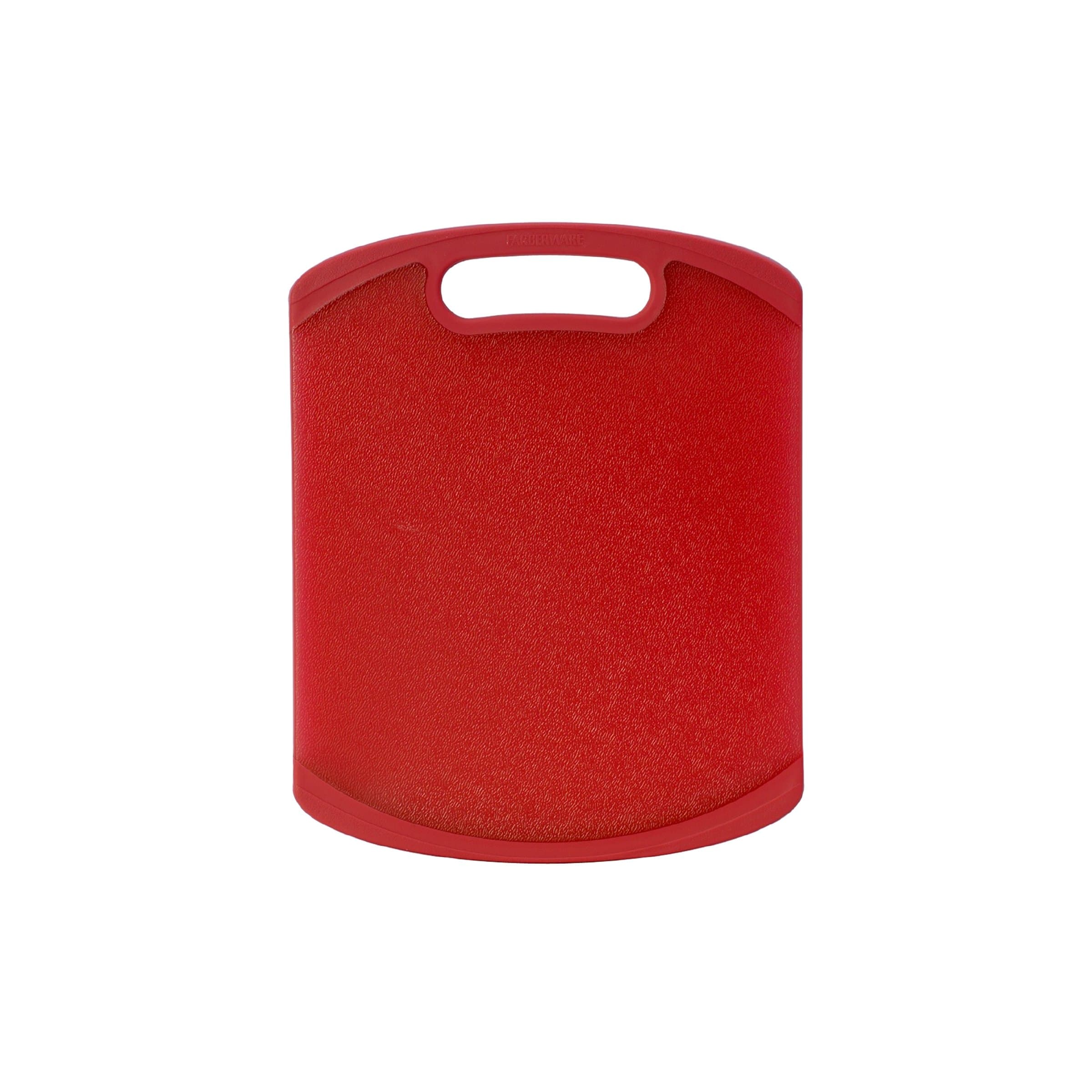 Farberware Nonslip Cutting Board 8-Inch-by-10-Inch, Red