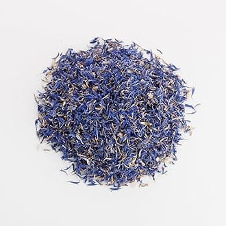 Premium Blue Cornflower Petals for Culinary Creations, Cocktails & Tea - 50g, 100% Natural by Eco-Pebble