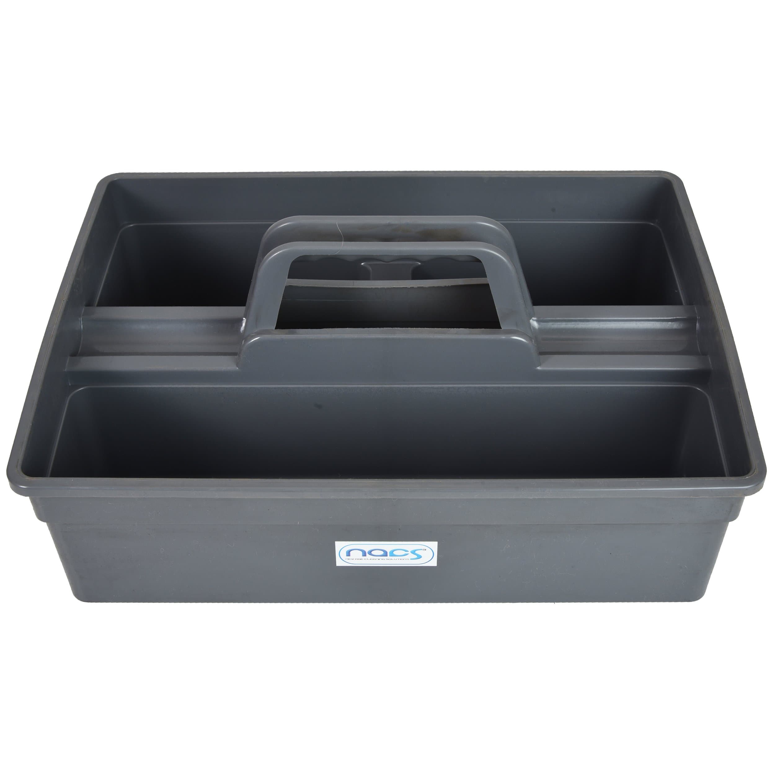 NACS Plastic Handy Cleaning Basket (Multicolour, Standard Size)