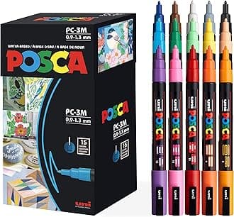 Posca Uniball Uni 15 Paint Markers