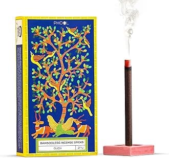 Phool Bambooless Incense Sticks - Oudh | Dhoop Sticks for Pooja | Dhoop Holder Inside | No Charcoal & Bamboo | Oudh Agarbatii Burn Time : 60+ Mins | Surprise Gift Inside |