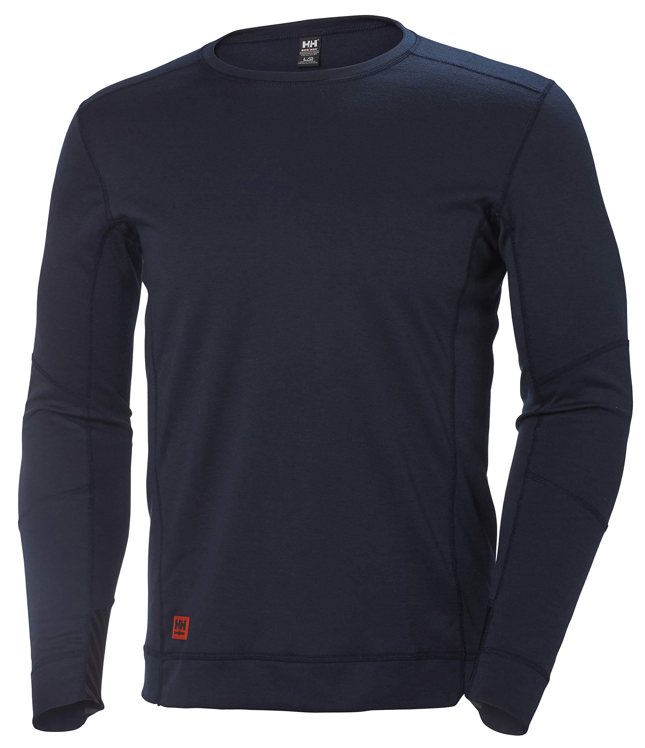 Helly-Hansen Hh LIFA Max Crewneck Base Layer Thermal Shirt Mens Long Sleeve Moisture Wicking Lightweight Warm Black