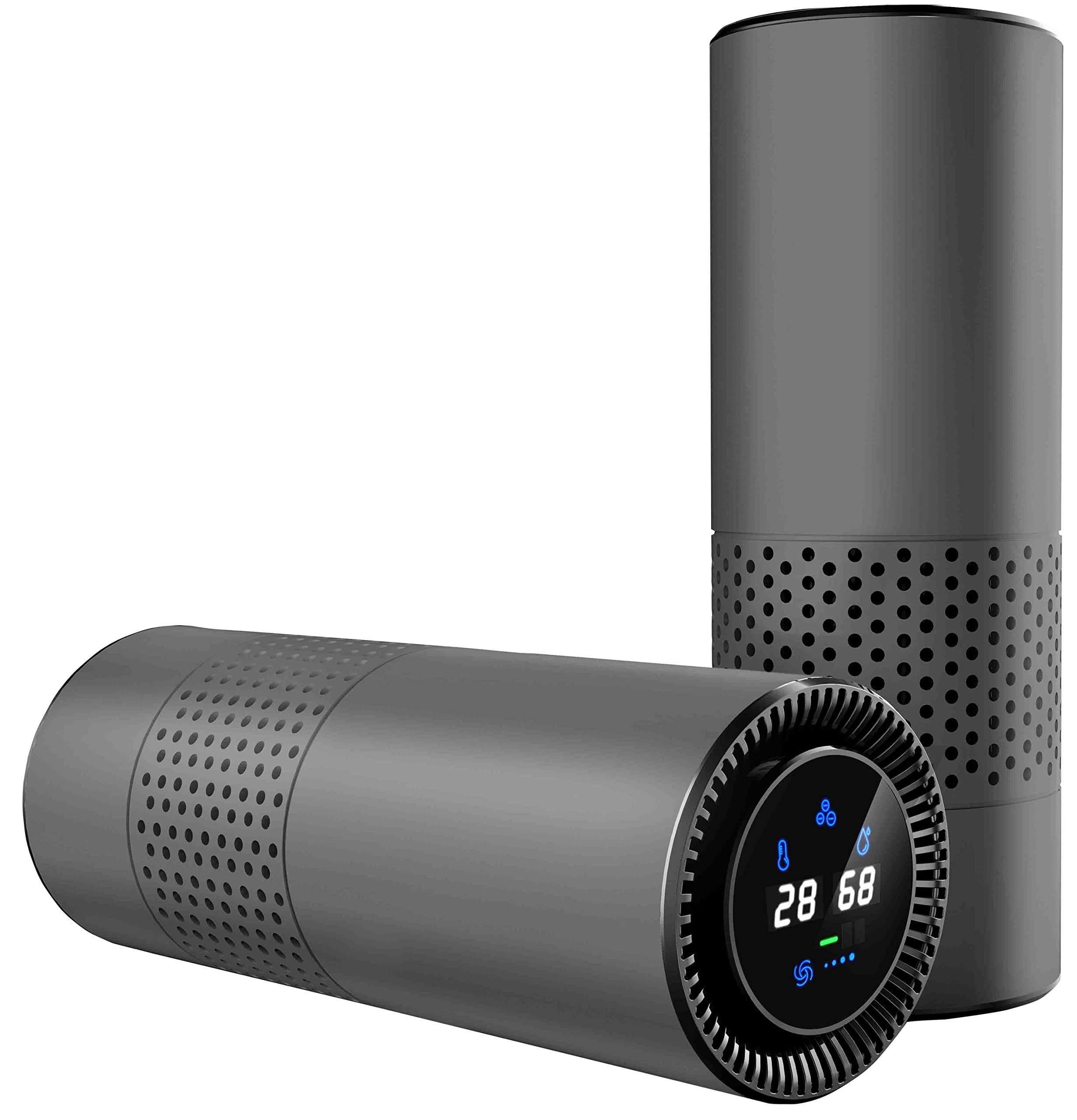 True Air Purifier HEPA Filter with Gesture Control,Removing Smoking Dust Pollen and Bad Odors, for Home Car Office Desktop Pets Dander Kitchen