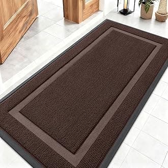 OLANLY Front Door Mat - 47" x 24" Dark Brown