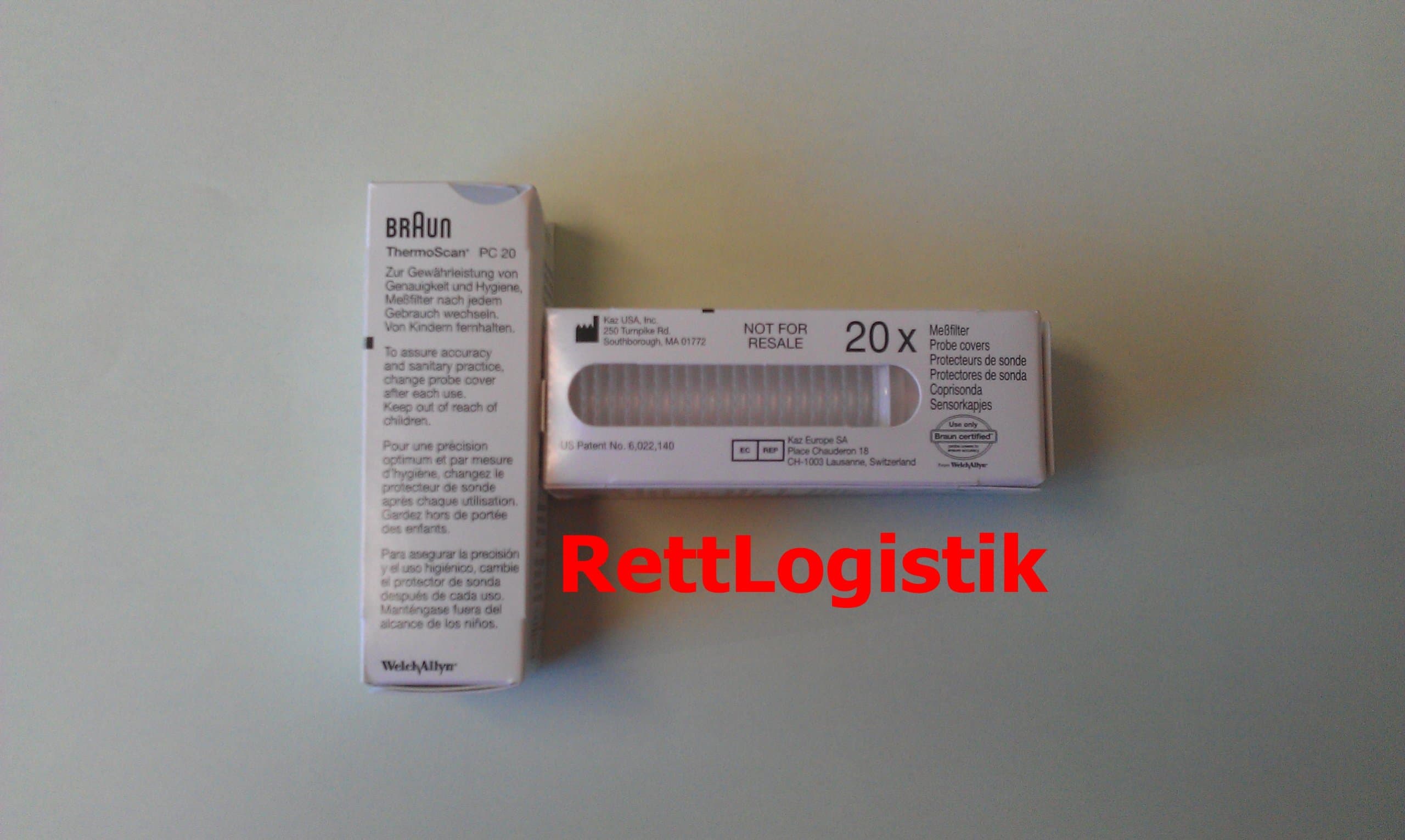 100 Replacement Caps for Braun ThermoScan Pro 4000 Thermometer Pack