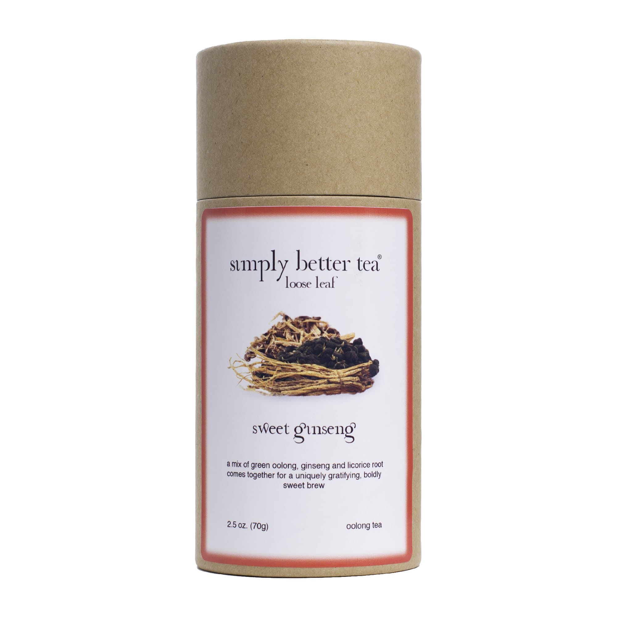 simply better tea Oolong Tea, Sweet Ginseng, 2.5 Ounce