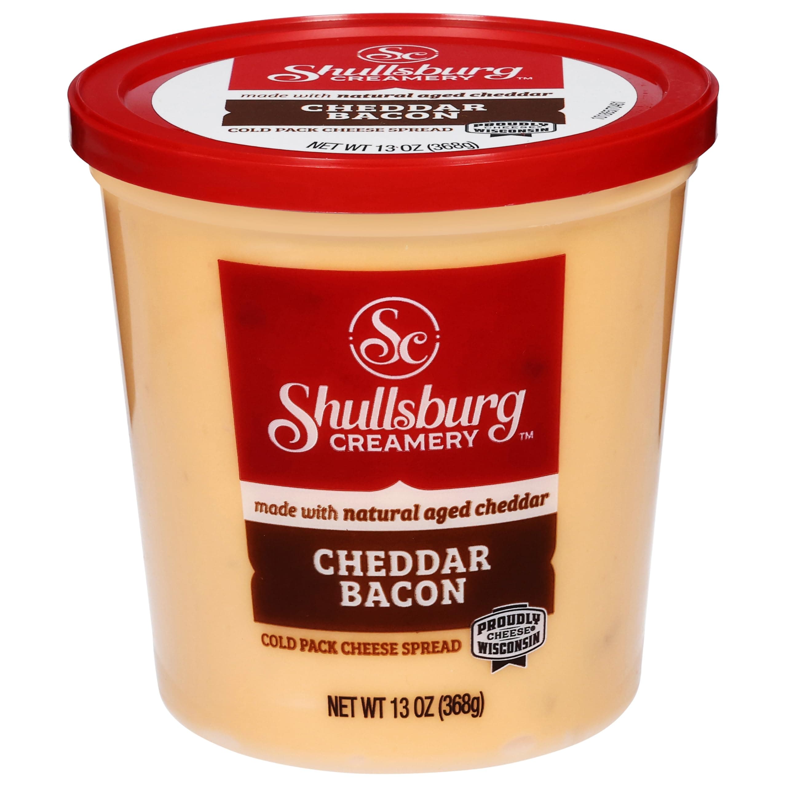 Shullsburg Creamery - Bacon Cold Pack Cheese Spread - 13 oz.