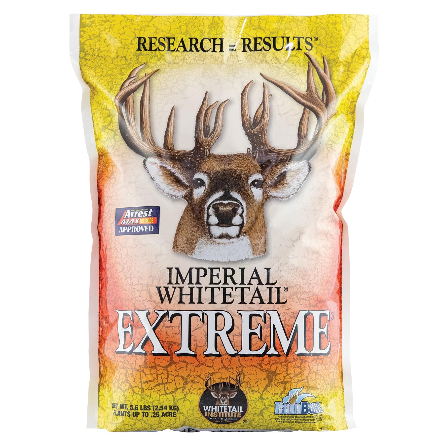 Extreme Deer Food Plot Seed, Perennial Seed Blend Designed for Poor Soil or Low Water Conditions, Highly Nutritious and Attractive to Deer, 5.6-Pound (.25 Acres)
