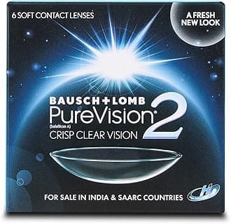 Bausch & Lomb Purevision2 Monthly Disposable Contact Lens (6 Lens Pack -4.25)