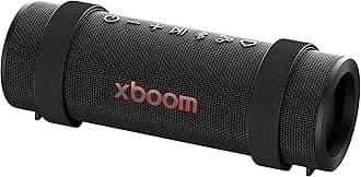 LG xboom Grab by will.i.am, xboom Signature Sound, Portable Bluetooth Speaker, up to 20 Hours of Playback, IP67 Dust and Water Resistant, MIL-STD 810H Durability, Adjustable Carrying Strap