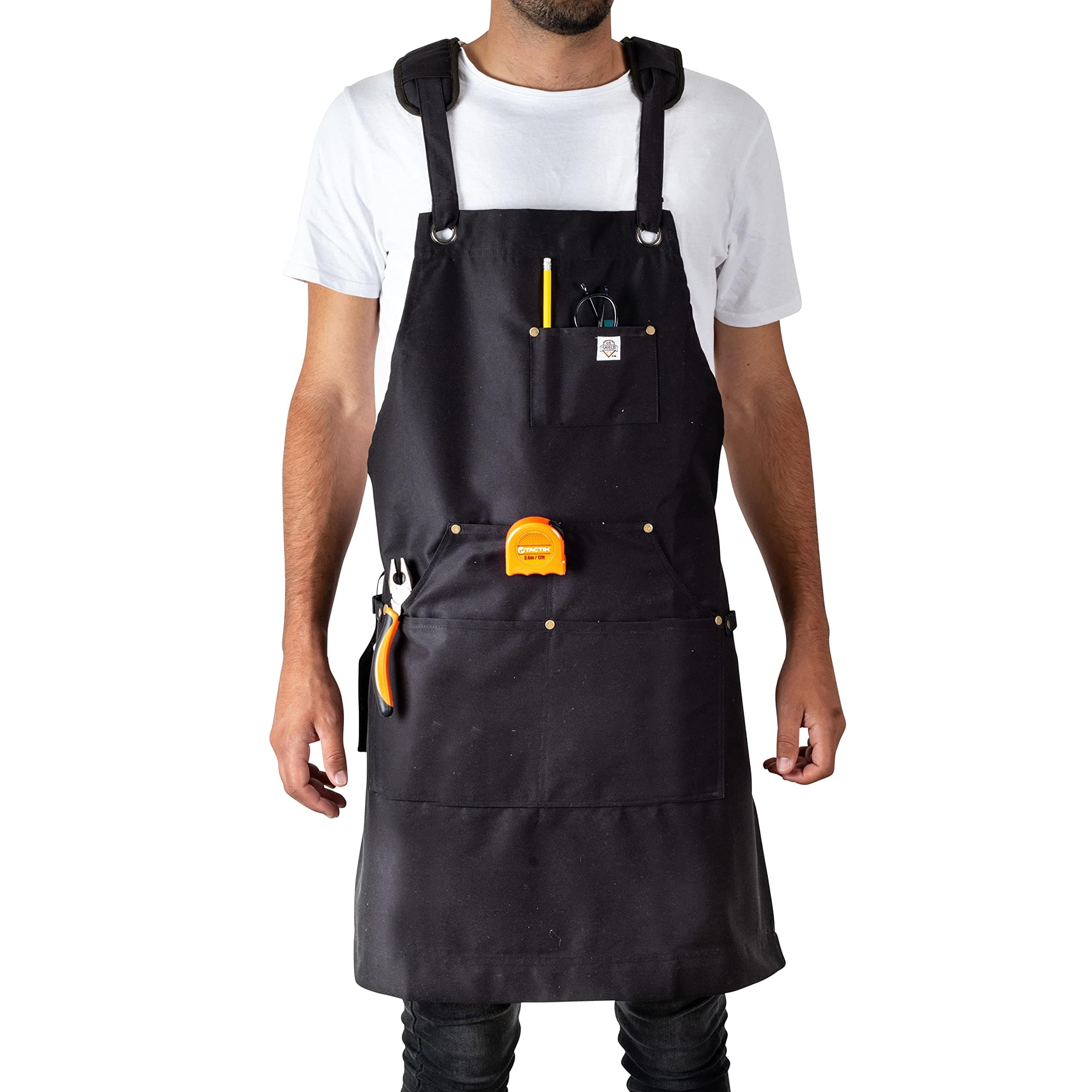 The First FR Canvas Welding Apron. Fire Resistant Safety Apron For Welding - The First Welding Apron To Follow NFPA Guidelines For Fire Retardant - Fire Retardant Apron -Safety Apron For Welders,