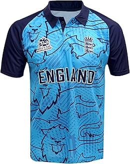 England ODI Cricket Jersery Worldcup T20 Shirt (US, Alpha, X-Large, Regular, Regular, Blue)