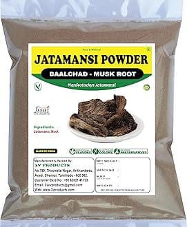 3V PRODUCTS Jatamansi Powder 25gm | Baalchad | Balchar | Nardostachys Jatamansi