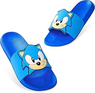 Boys Sliders Sizes 10-2 Kids Anti Slip Holiday Travel Official Merchandise Gifts for Boys