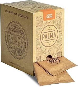 PALMA Italian Hot Chocolate Sachets - Salted Caramel | 500g (20 Servings)