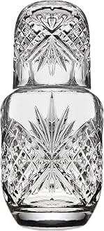 Dublin Crystal Bedside Night Carafe With Tumbler Glass