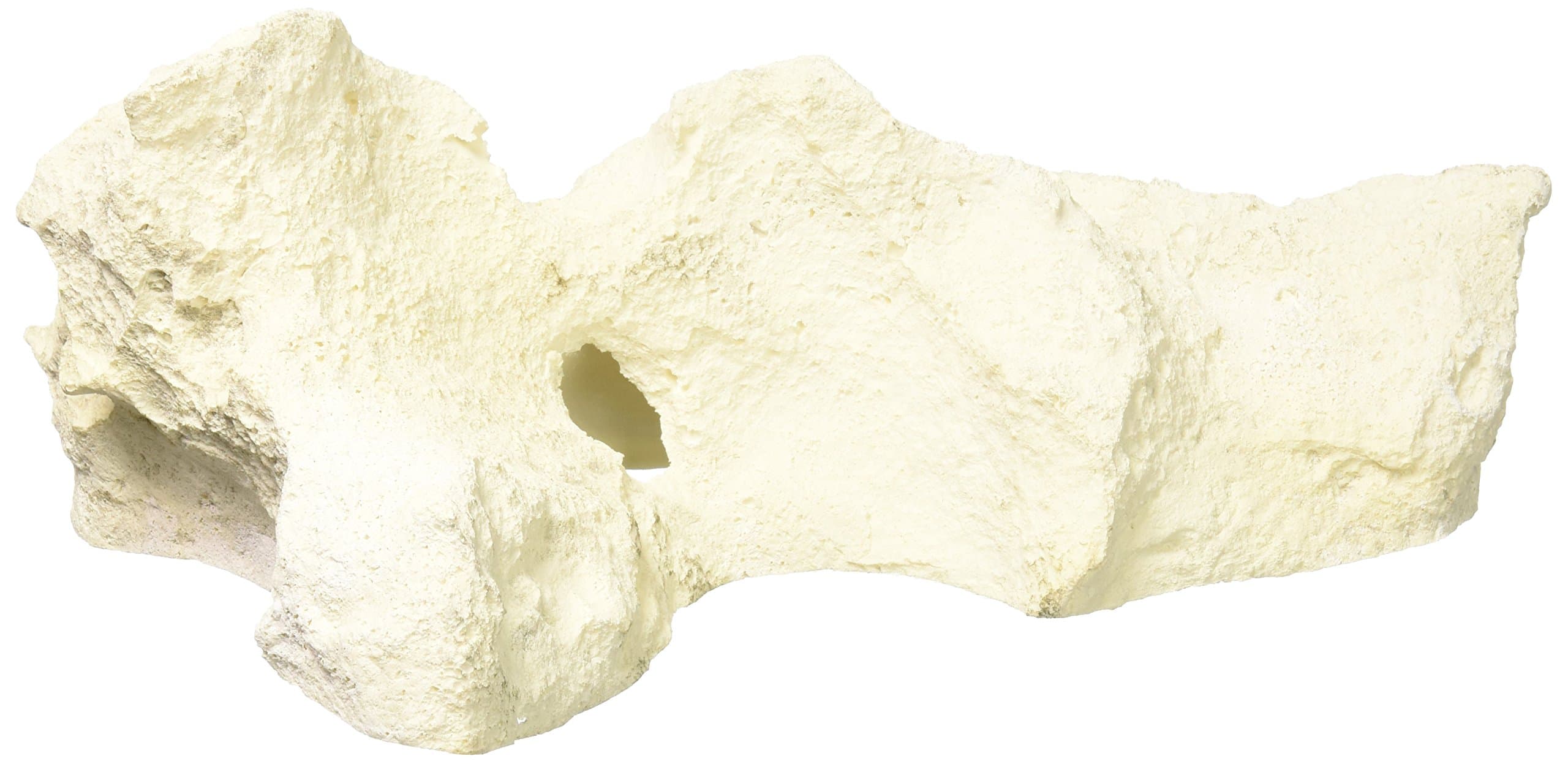 Universal Rocks Decorock-037 Decorative Artificial Texas Holey Rock, White